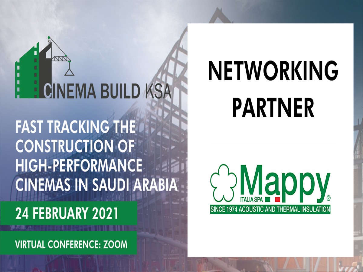 Mappy as Networking partner at Cinema Build KSA